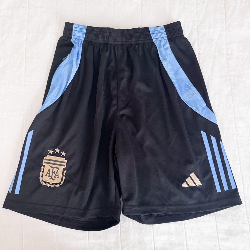 Adidas Argentina 2024 Home Soccer Shorts MEDIUM Embroidered